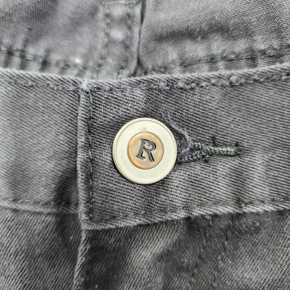 Road Less Traveled Jeans Mens 33‎ Black Regular Fit Straight Leg Denim Casual